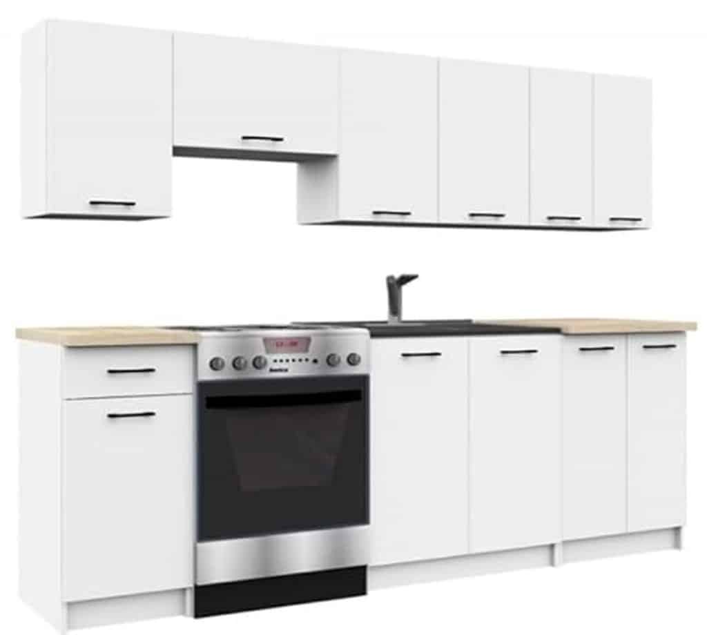 Test de la mini-cuisine BDW 240 cm blanc