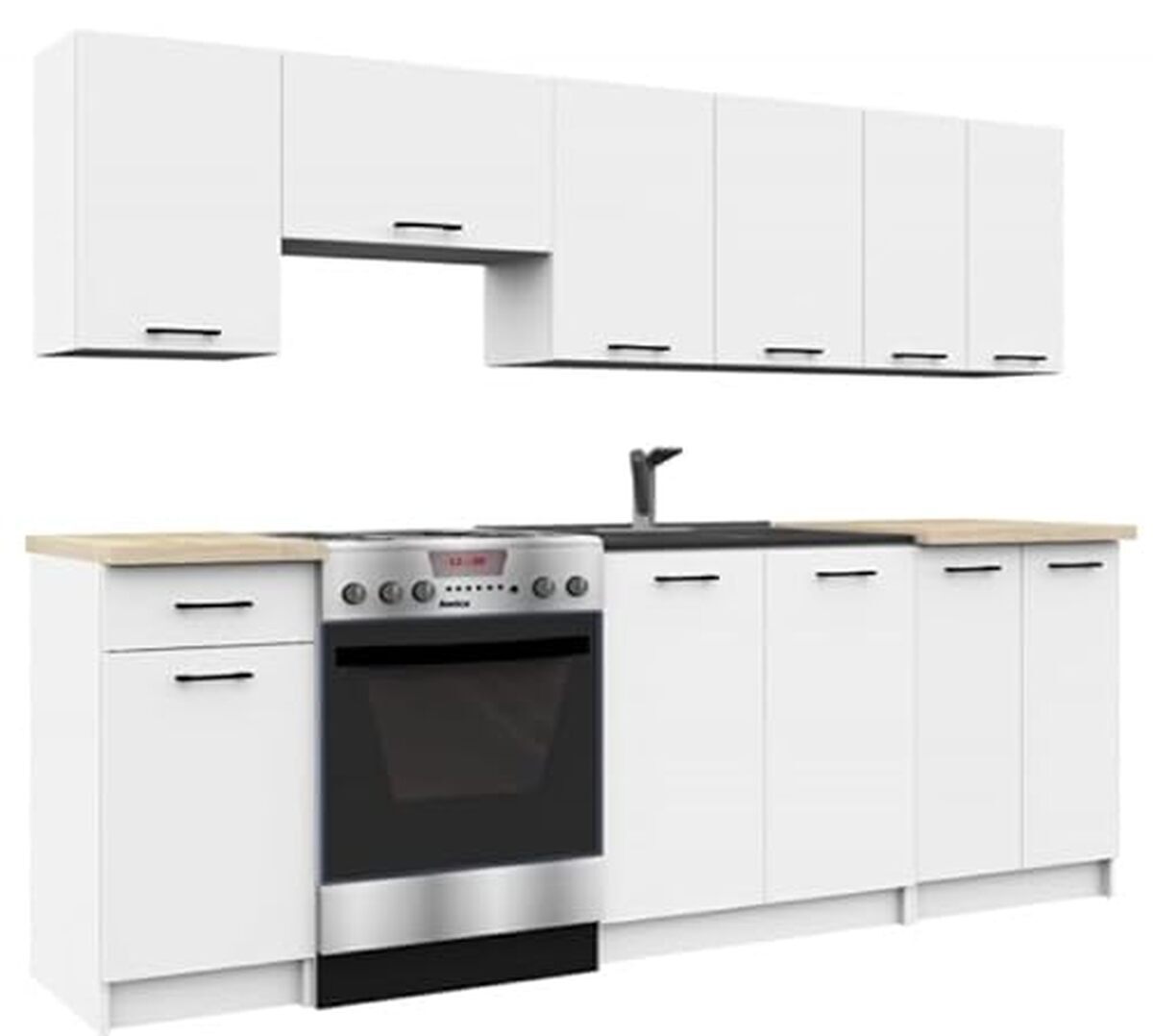 Test de la mini-cuisine BDW 240 cm blanc