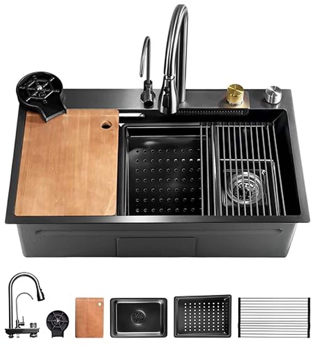 Test de l'évier de cuisine SereneLife : fonctionnalité et design innovant