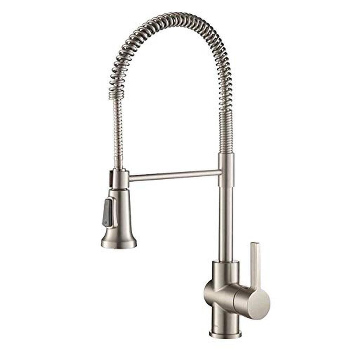 Test du robinet Kraus Britt en acier inoxydable
