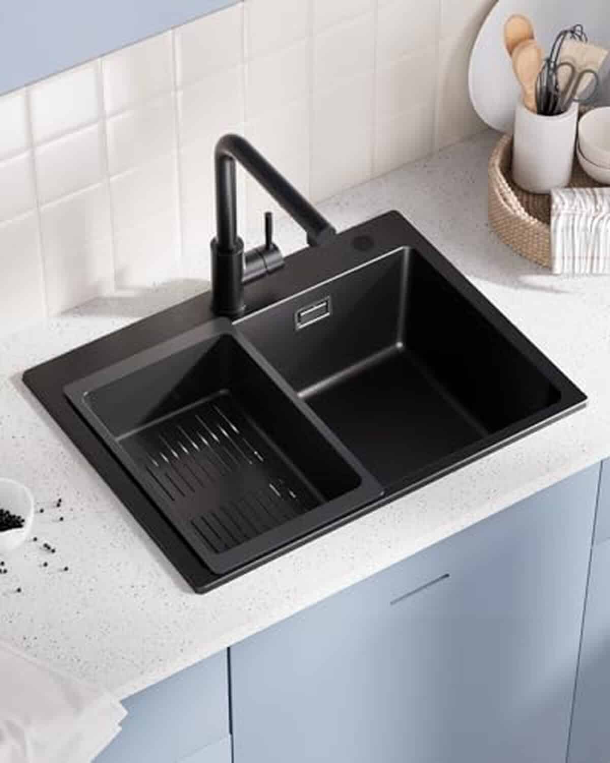 Test évier de cuisine Sofetiy granit 60x45 cm