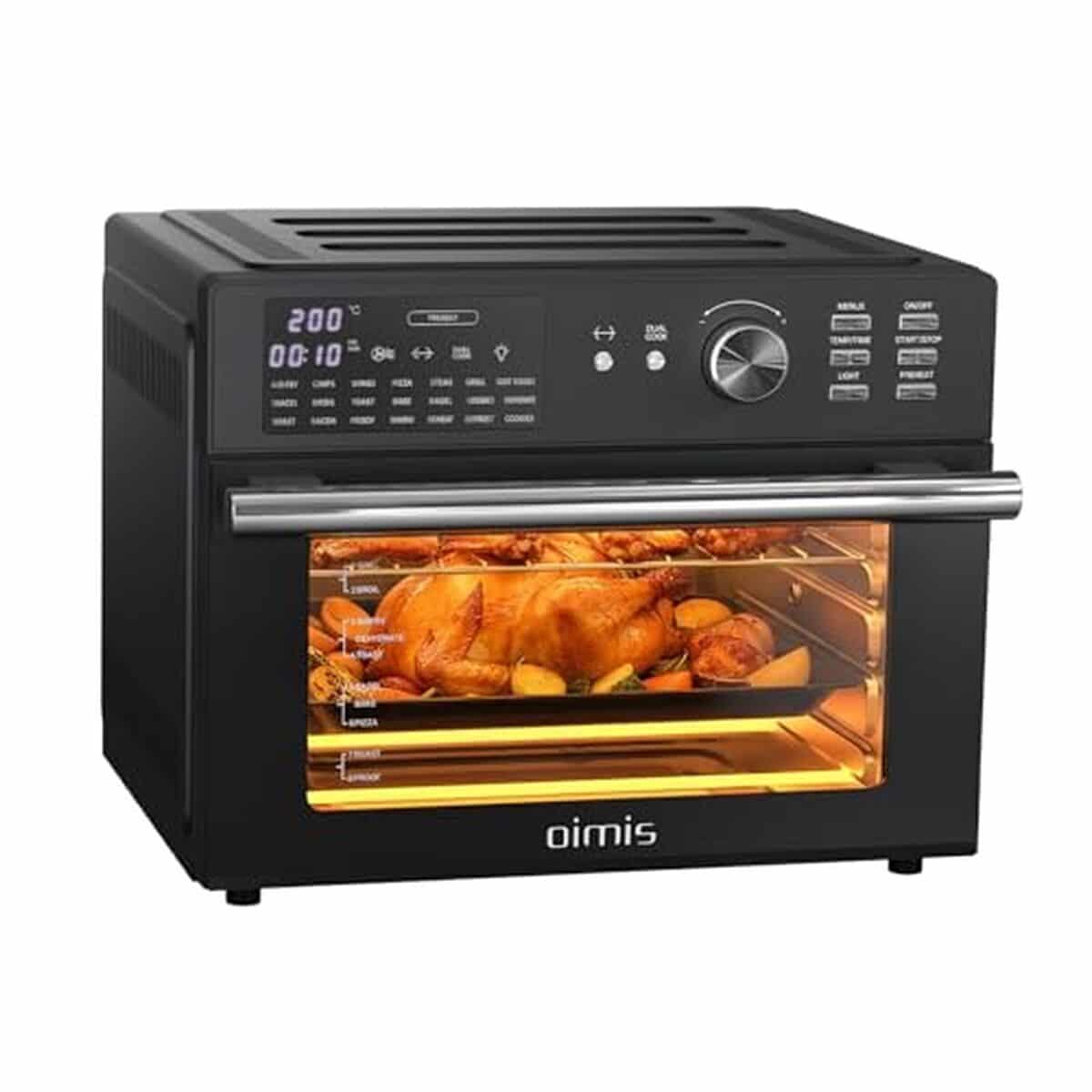 Test : friteuse à air chaud Oimis 30L, 1800W et ses 21 programmes